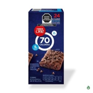 Brownies de chocolate fiber one