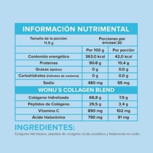 Colageno Wonu azul 600g