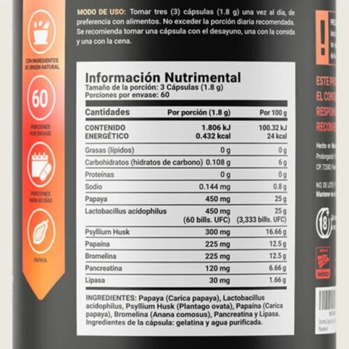 Enzym blend ingredientes