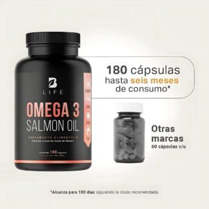 Omega 3 Salmon oil Blife 180 capsulas