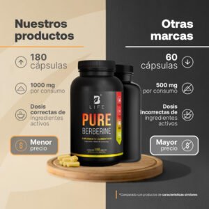 Berberina pura B life 180 capsulas