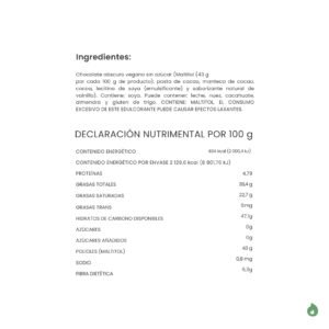 Choco Zero Picard ingredientes