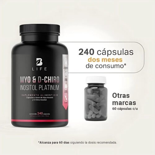 Myo y D-Chiro Inositol 240 capsulas