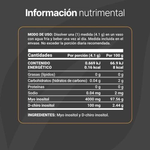 Inositol Platinum Polvo B life