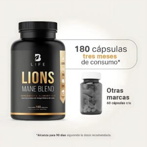 Lions Mane Blend 180 capsulas