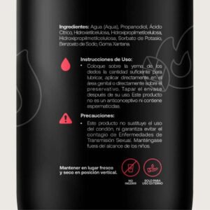 Lubricante intimo B life ingredientes