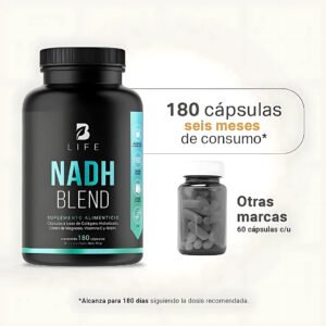 nadh blend b life 180 capsulas