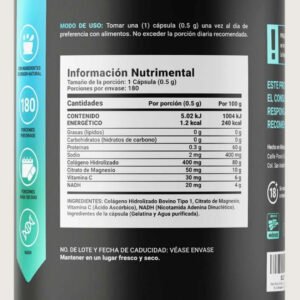 nadh blend b life ingredientes