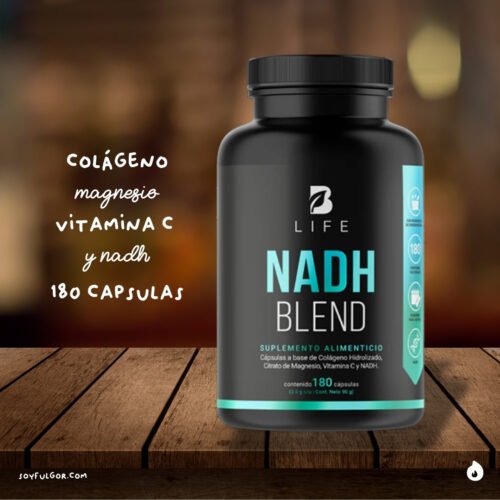 nadh b life 180 capsulas
