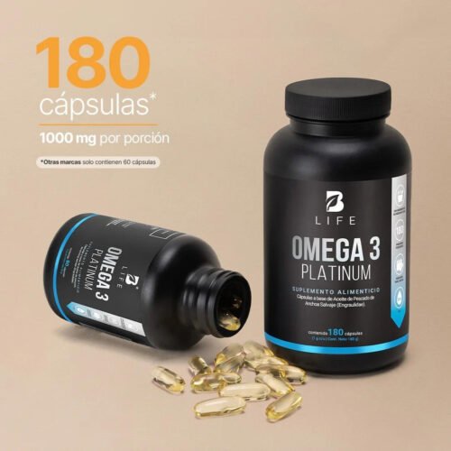Omega 3 Platinum B life 180 capsulas