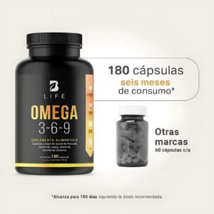 Omega 3-6-9 B life 180 capsulas