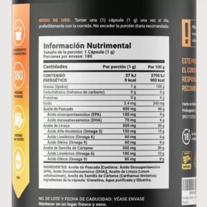 Omega 3-6-9 B life ingredientes