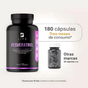 resveratrol capsulas B life